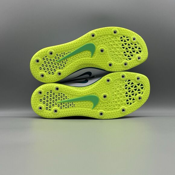 Nike Zoom High Jump HJ Elite White Green Track Shoe FZ9636 100 Men Size 10 NEW - Picture 8 of 10